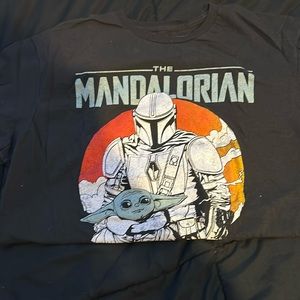 Size Large Mens “The Mandalorian” With picture T-shirt
